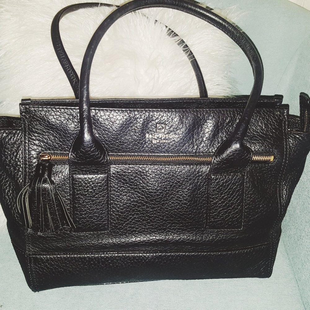 Kate Spade Satchel | Black | Leather - Picture 2 of 6